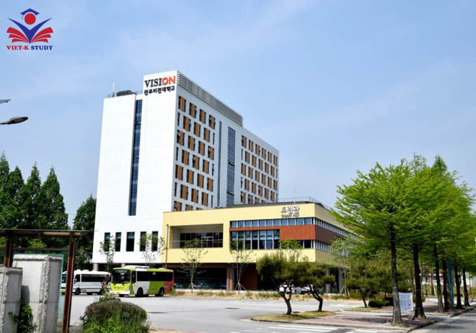 Một góc trường Đại học Jeonju Vision